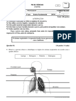 Prova PB Ciencias 4ano Manha 4bim