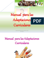 Cartilla Adaptaciones Curriculares Nee