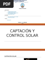 Captación y Control Solar 