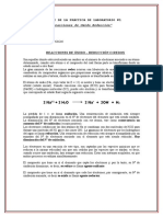 Reacciones de Oxido Reducción