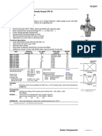 Sauter B6R Three-Way Valve With Female Thread, PN 16