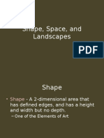 Shape and Landscapes