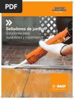 Folleto MasterSeal Selladores 2015-2016