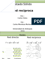 Presentación Red Reciproca y Zonas de Brillouin