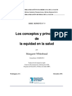 M1-Whitehead M-Conceptos y Principios de Equidad en Salud - OPS 1991