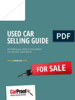 Carproof Used Car Selling Guide