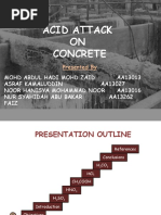 Acid Attack On Concrete