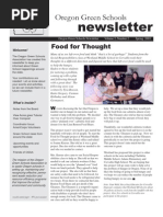 Oregon Green Schools Newsletter, Spring 2003, Food For Thought