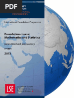 Fp0001 Maths and Stats Taster 2013