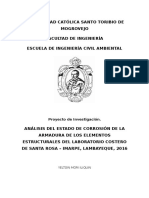 Anteproyecto: Análisis de Corrosión