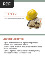 Topic 2 - Safety and Health Programme