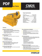 Hoja Tecnica Caterpillar CM25 60Hz