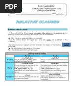 Defining and Non-Defining Relative Clauses