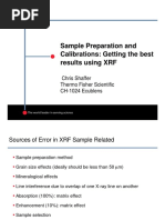 Sample Preparation and Calibration - Getting The Best Results Using XRF