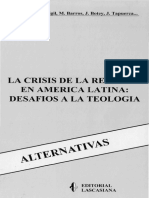 Varios, Revista Alternativas - La Crisis de La Religión en América Latina, Ed. Lascasiana, Managua, 2008