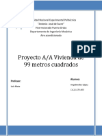 Proyecto de Aire Acondicionado de Vivienda Unifamiliar