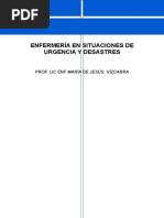 Enfermería en Situaciones de Urgencia y Desastres