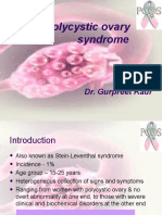 Polycystic Ovary Syndrome: Dr. Gurpreet Kaur