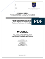 Modul Pelatihan Sistem Info Pertanian