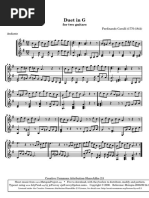 Carulli - Duet in G PDF