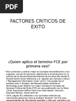 Factores Criticos de Exito