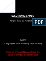 Electronic Games: Narrative Design and Phenomenology