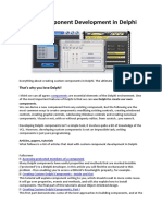Custom Component Development in Delphi