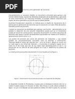 Mecanismos de Cuatro Barras Como Generador de Funciones