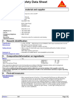 Sika Grout 212 215 212hp - Msds