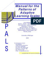 The Patterns of Adaptive Learning Scale (PALS)