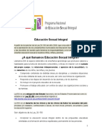 Educación Sexual Integral