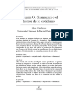 Joaquin Giannuzzi El Horror de Lo Cotidiano