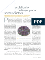 A New Calculation For Designing Multilayer Planar Spiral Inductors