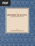 Grafton Milne - History of Egypt Under Roman Rule PDF