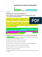 Modelo de Descripción de La Realidad Problemática