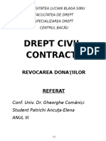 Referat Civil Donații