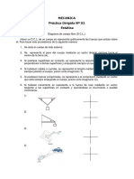 Ejercicios de Estática Free Body Diagram