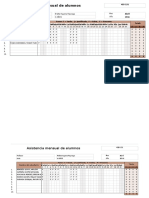 Registro de Asistencia de Alumnos en Excel