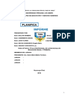 Informe Planificacion Educativa 