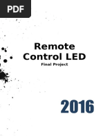 Remote Control LED: Final Project