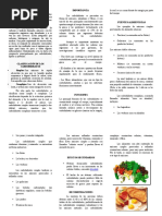 Triptico de Carbohidratos