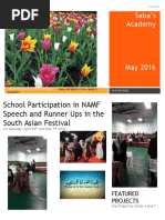 School Participation in NAMF Speech and Runner Ups in The South Asian Festival