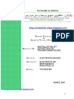  Installation Entretien Transformateur 