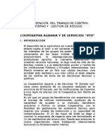 Modelo de Informe de Gestion de Riesgos