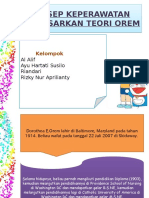 Konsep Keperawatan Berdasarkan Teori Orem