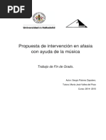 Propuesta de Intervencio Afasia Con Musica