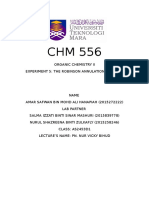 CHM 556 Experiment 5