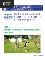 Conceptos Fundamentales en La Formación Del Futbolista 