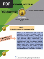 Auditoria Integral - Fase Nº1 Planeacion y Programacion.