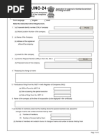 Form INC-24